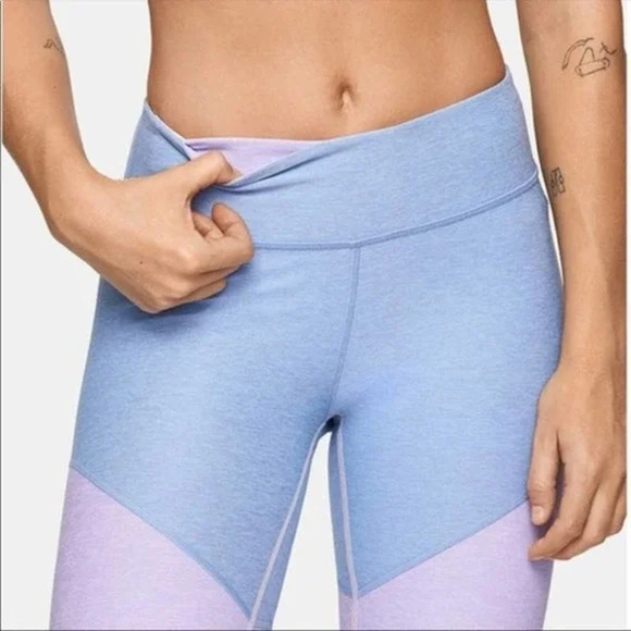 Outdoor Voices Leggings Medium Spring Lilac Colorblock 7/8 High Rise Workout - Picture 5 of 11